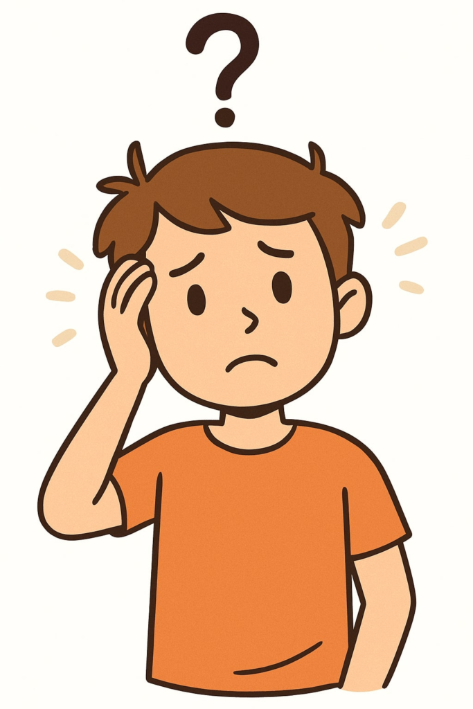 My phimosis journey: Boy looking confused