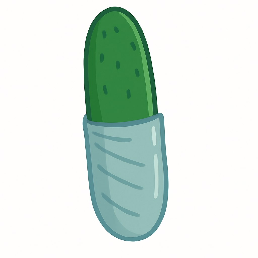 How to stretch your foreskin safely: Cucumber with plastic wrapping