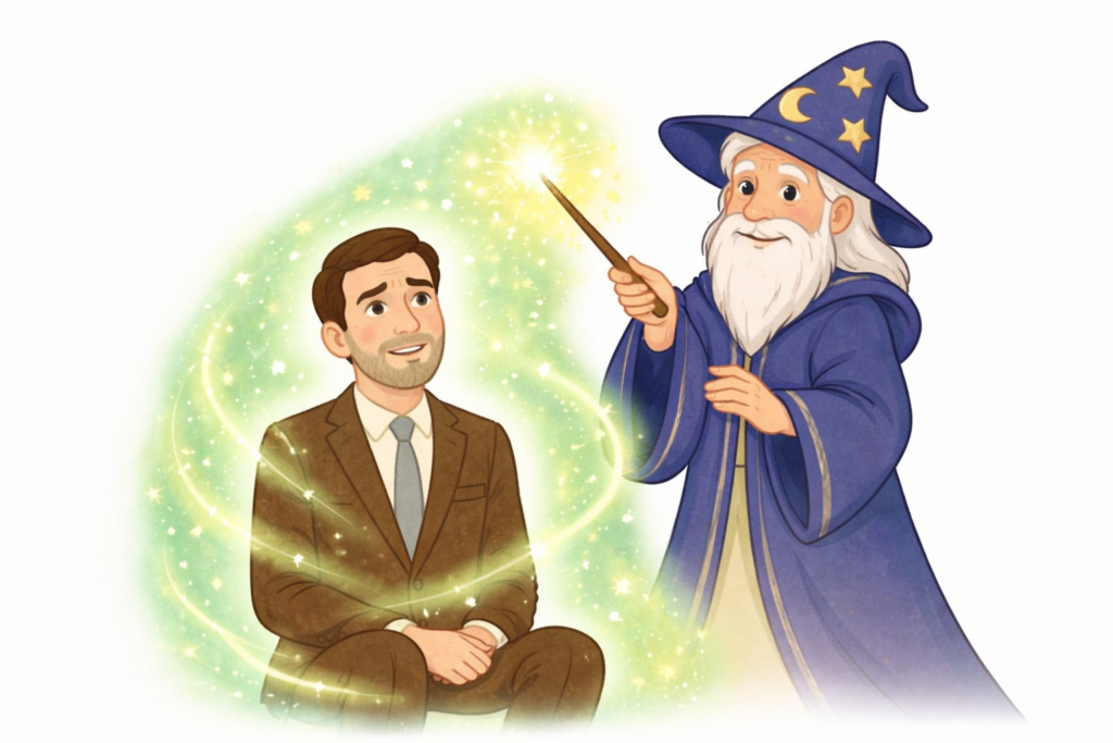 Does phimosis go away? A wizard healing the man