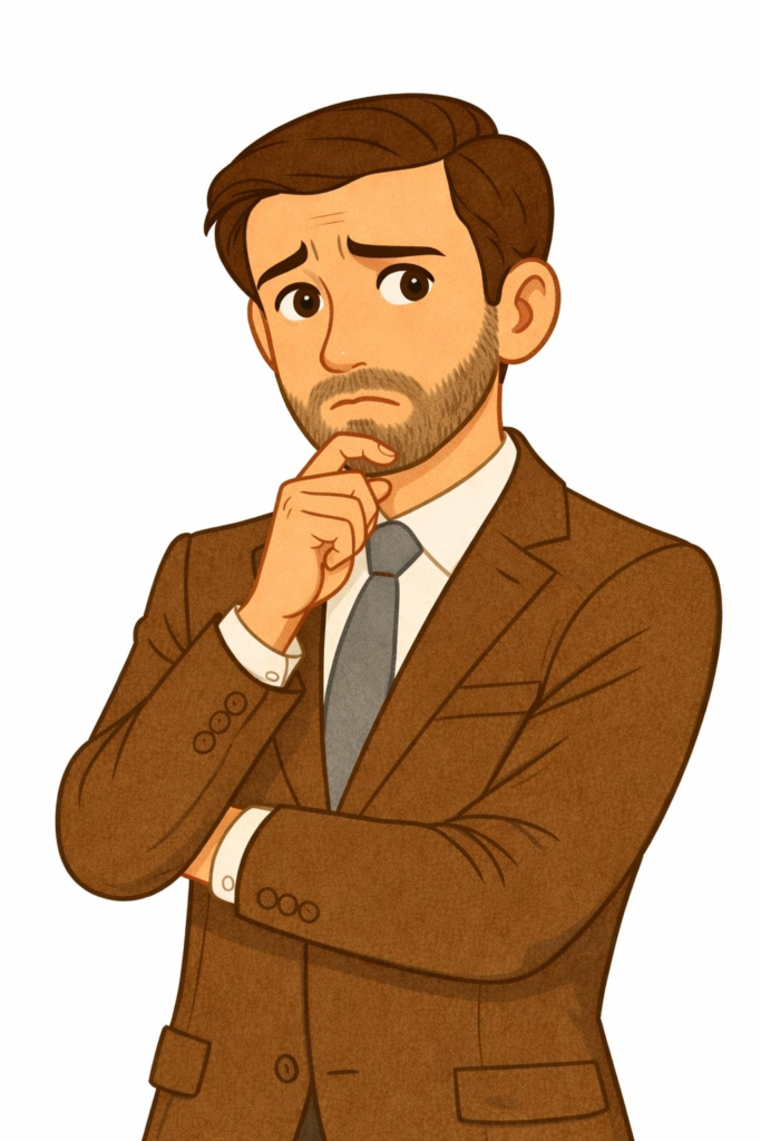 Does phimosis go away? A concerned looking man