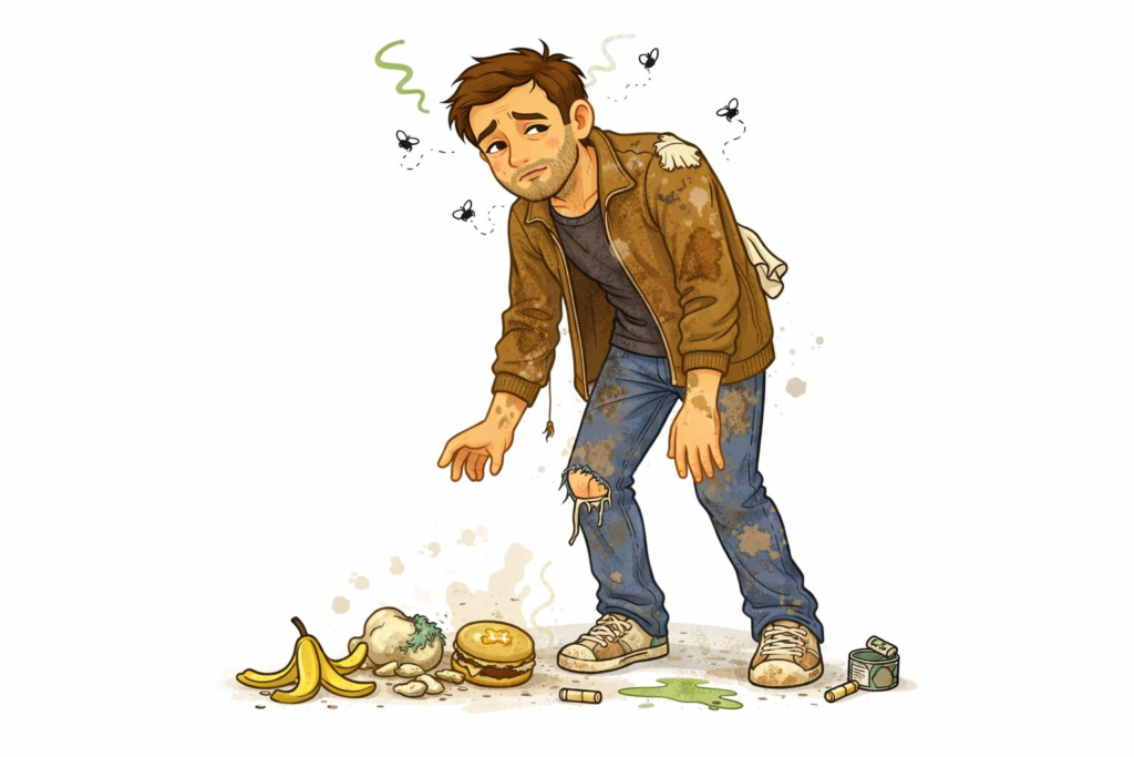 Type of phimosis: Unclean man